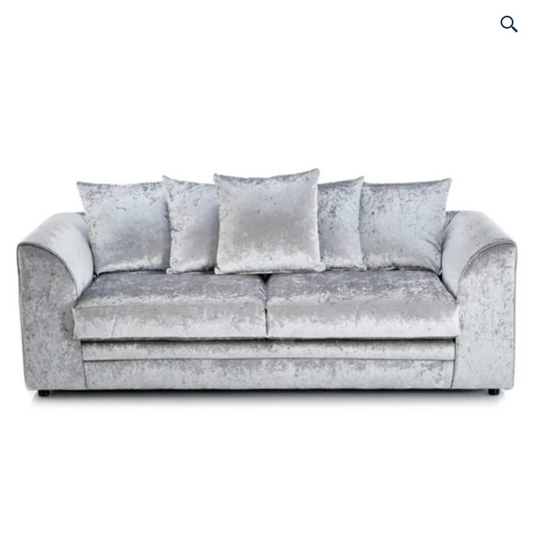 Dylan Crush Velvet 3 Seater Sofa