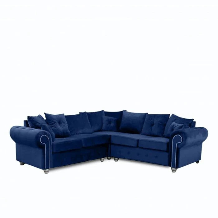 Ashwin Plush Velvet Corner Sofa img UkFurnish.com