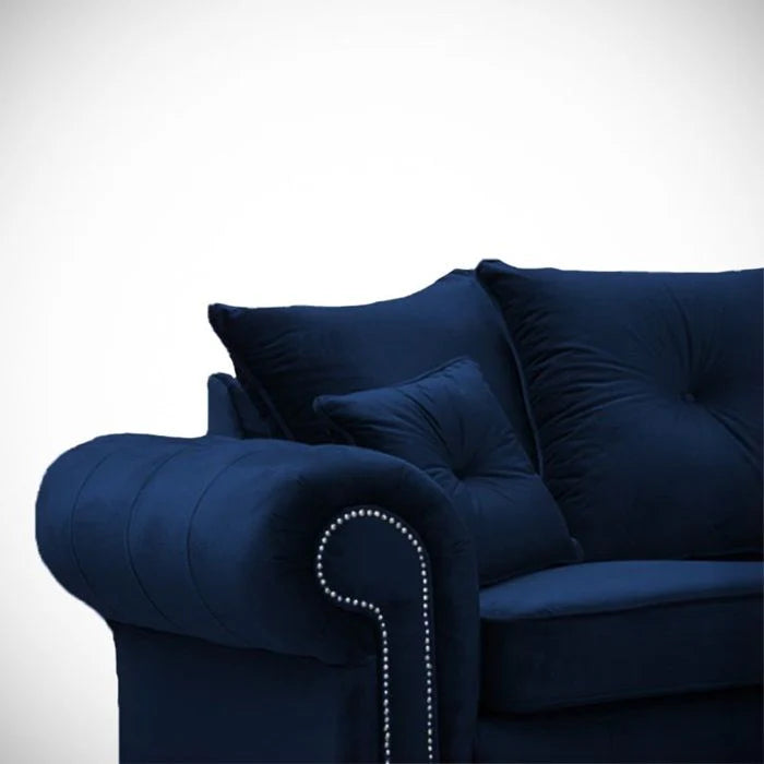 Ashwin Plush Velvet Corner Sofa img UkFurnish.com