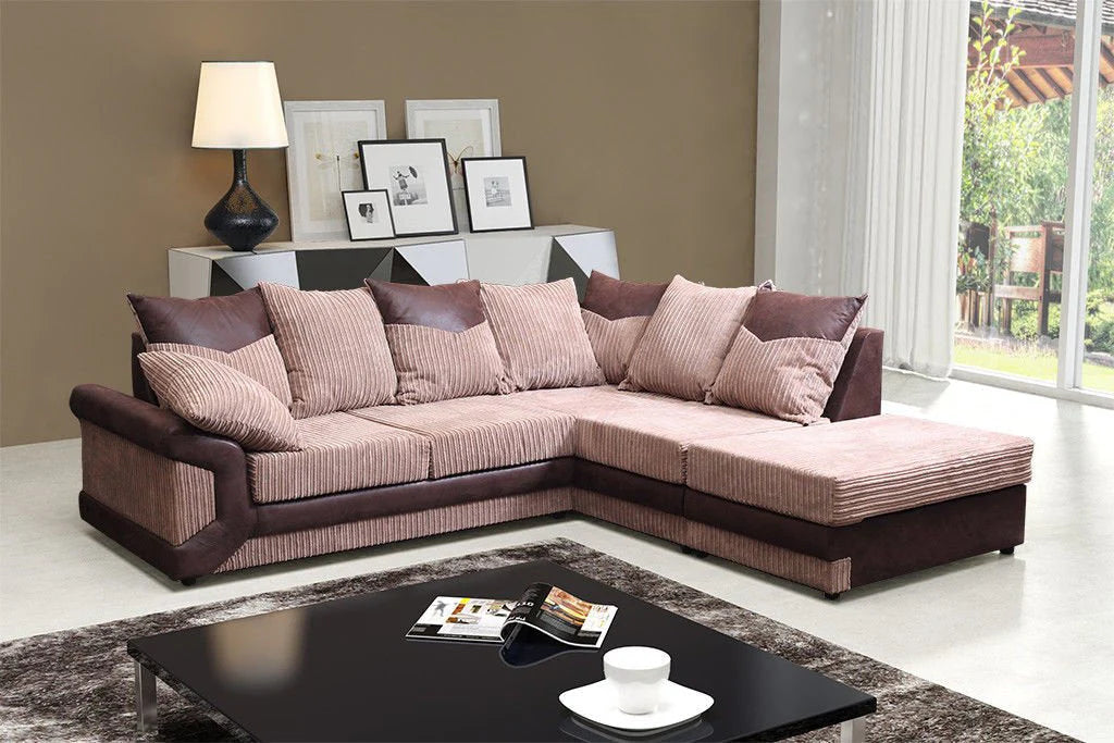 DINO Jumbo Cord 5 Seater Single Arm Sofa img UKFurnish.com