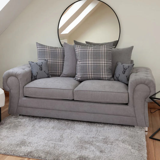 Verona 3 Seater Scatter Back Sofa Set – Stylish & Comfortable Living Room Sofas | Free UK Delivery