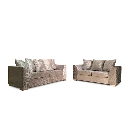 Dylan Crush Velvet 3+2 Seater Sofa