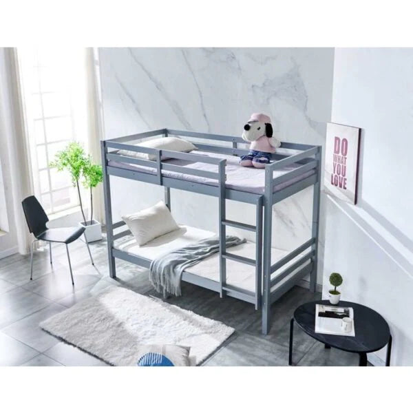 High Quality Pine Wooden Adults Bunk Single Bed - View 1