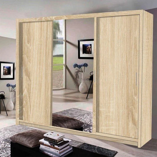 Koblenz Mirror Sliding Door 250cm Wardrobe