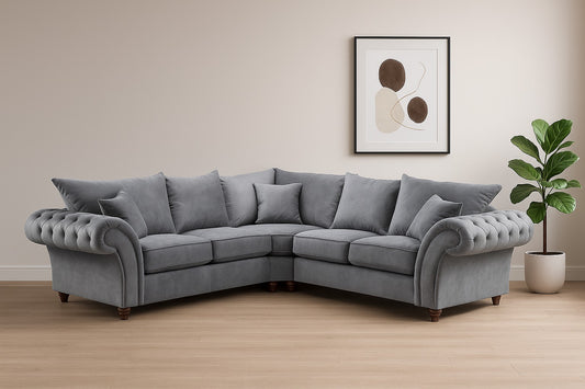 Ashwin Kensigton 4 Seater Comfortable Stylish  Corner Sofa