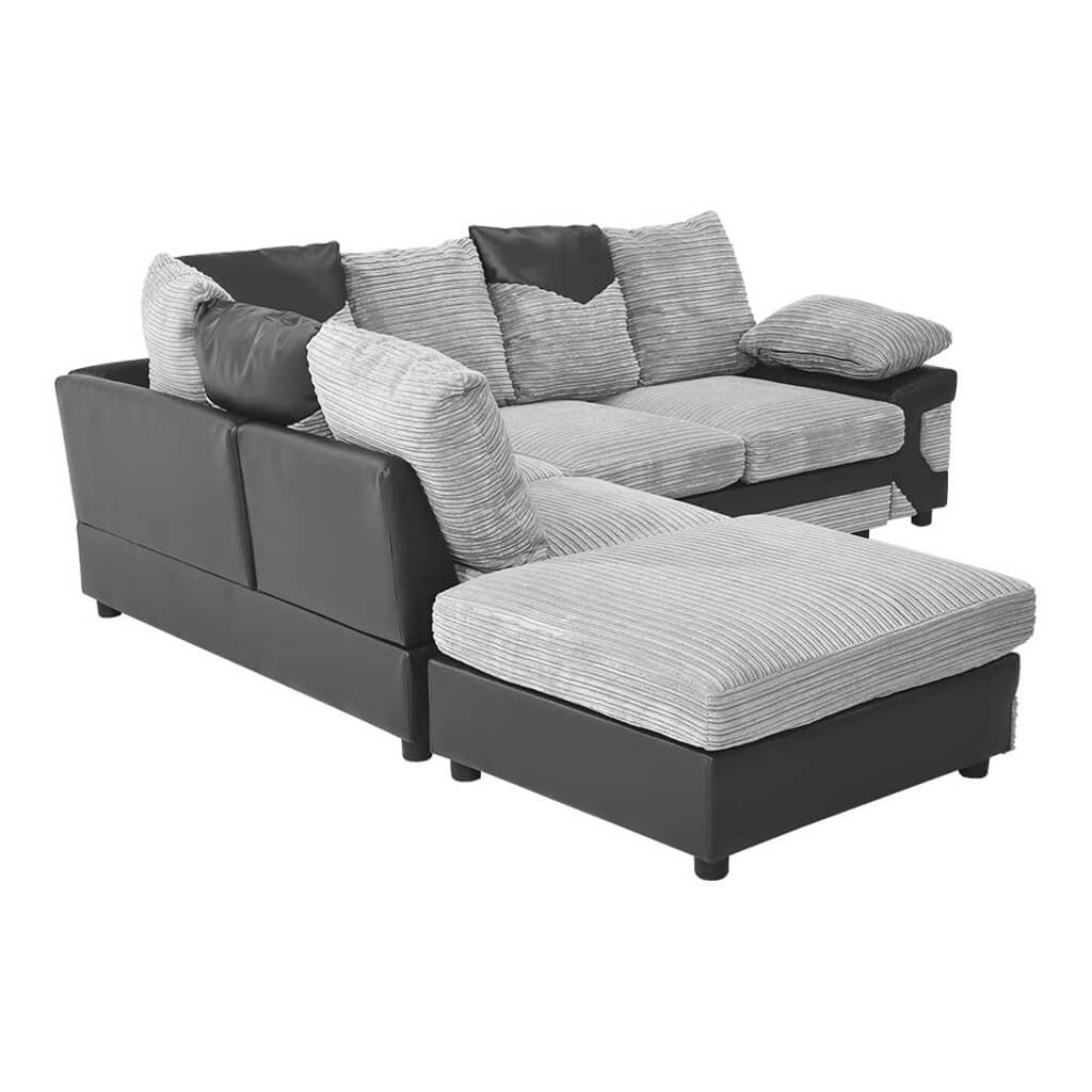 DINO Jumbo Cord 5 Seater Single Arm Sofa img UKFurnish.com