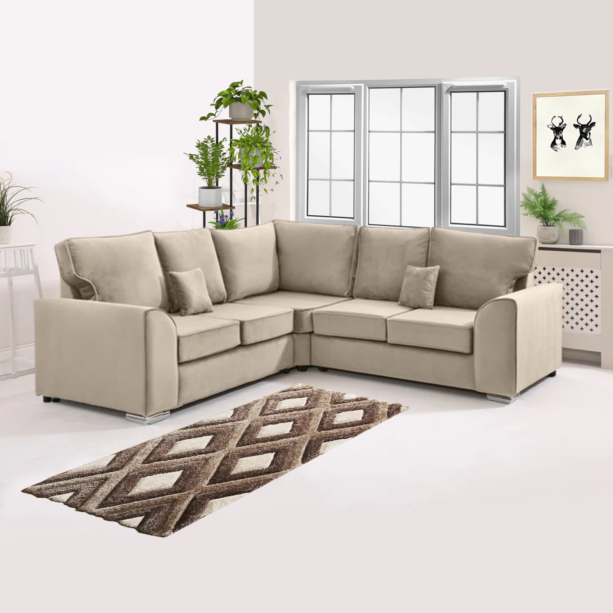 Dylan Dual Arm High Back 5 Seater Sofa - View 6