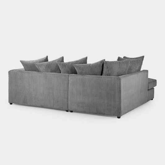 Byron Jumbo Single Arm 4 Seater With Footstool Left Right Hand Luxury Sofa