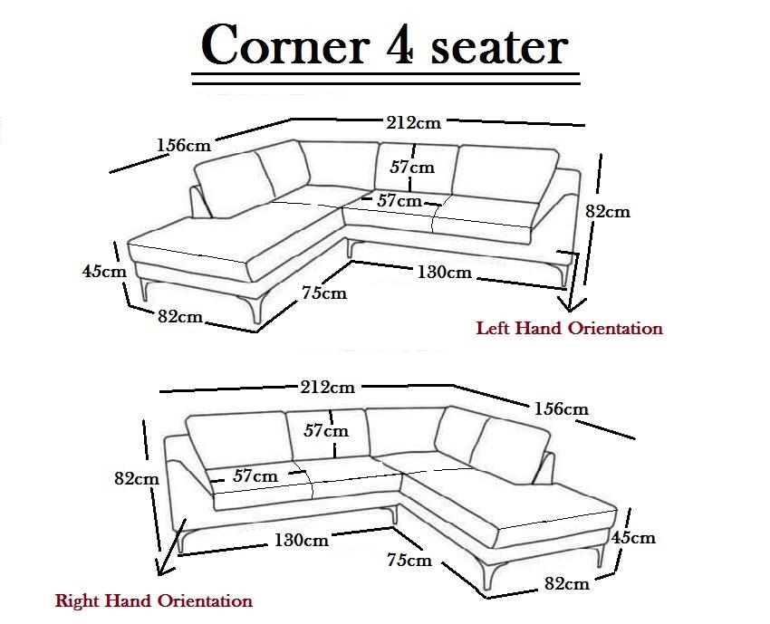 Barcelona single arm corner sofa img UkFurnish.com